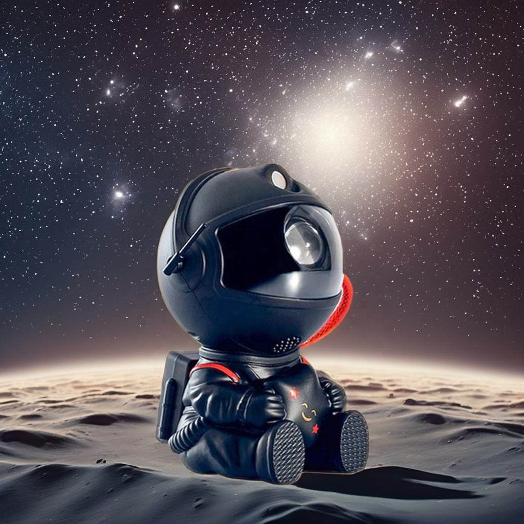 Space Man Black Star Astronaut LED Projection Light - Shop Jobie