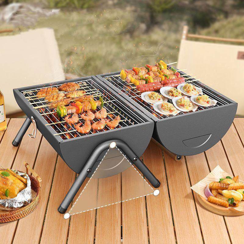 Outdoor Portable Double-Sided Barbecue - Shop Jobie