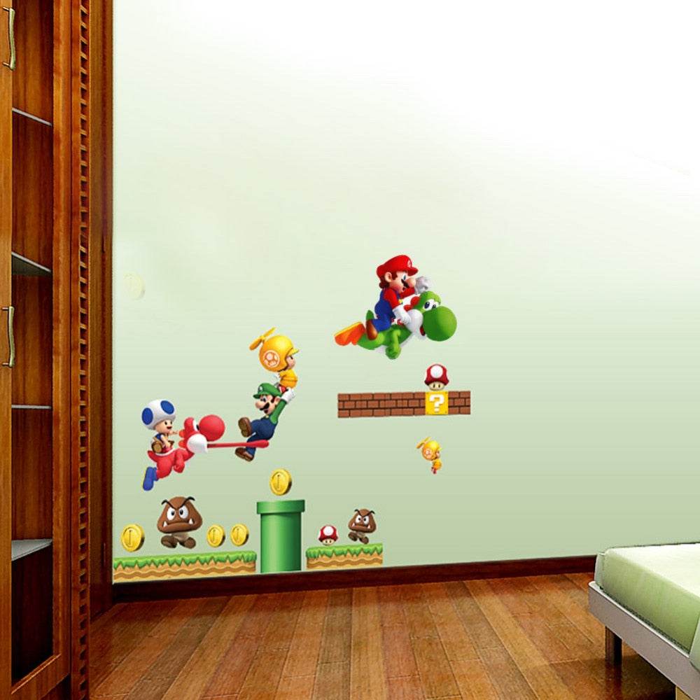 Super Mario Wall Stickers - Shop Jobie