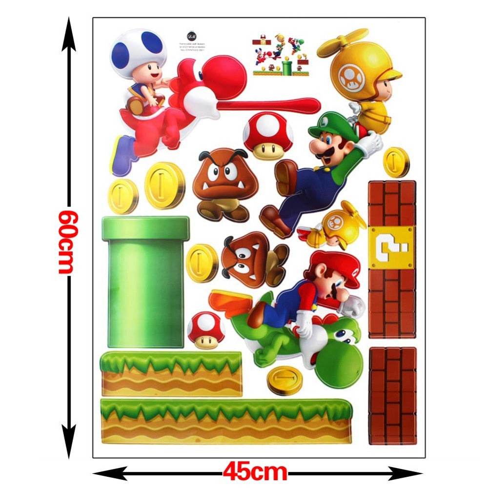 Super Mario Wall Stickers - Shop Jobie