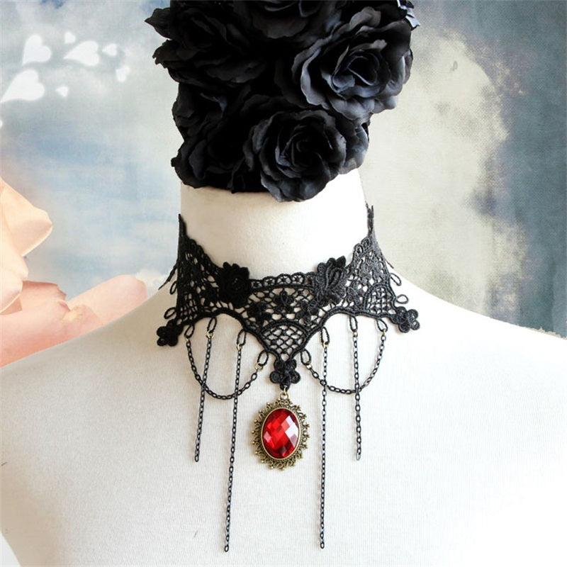 Ancient Wedding Goth Punk Fashion Clavicle Necklace