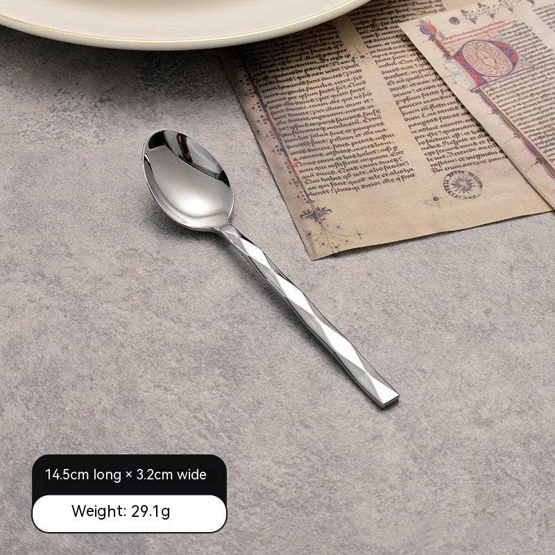 Nordic-inspired Square Handle Knife, Fork, and Spoon set - Shop Jobie