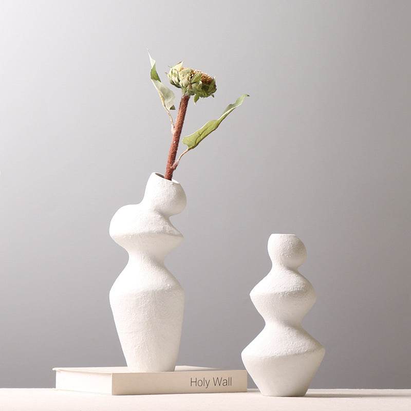 Irregularly Stacked Ceramic Vases - Shop Jobie