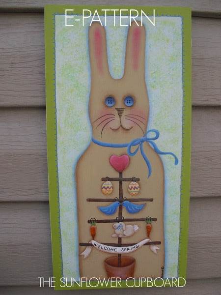 WELCOME SPRING BUNNY E-PATTERN 045 - Shop Jobie
