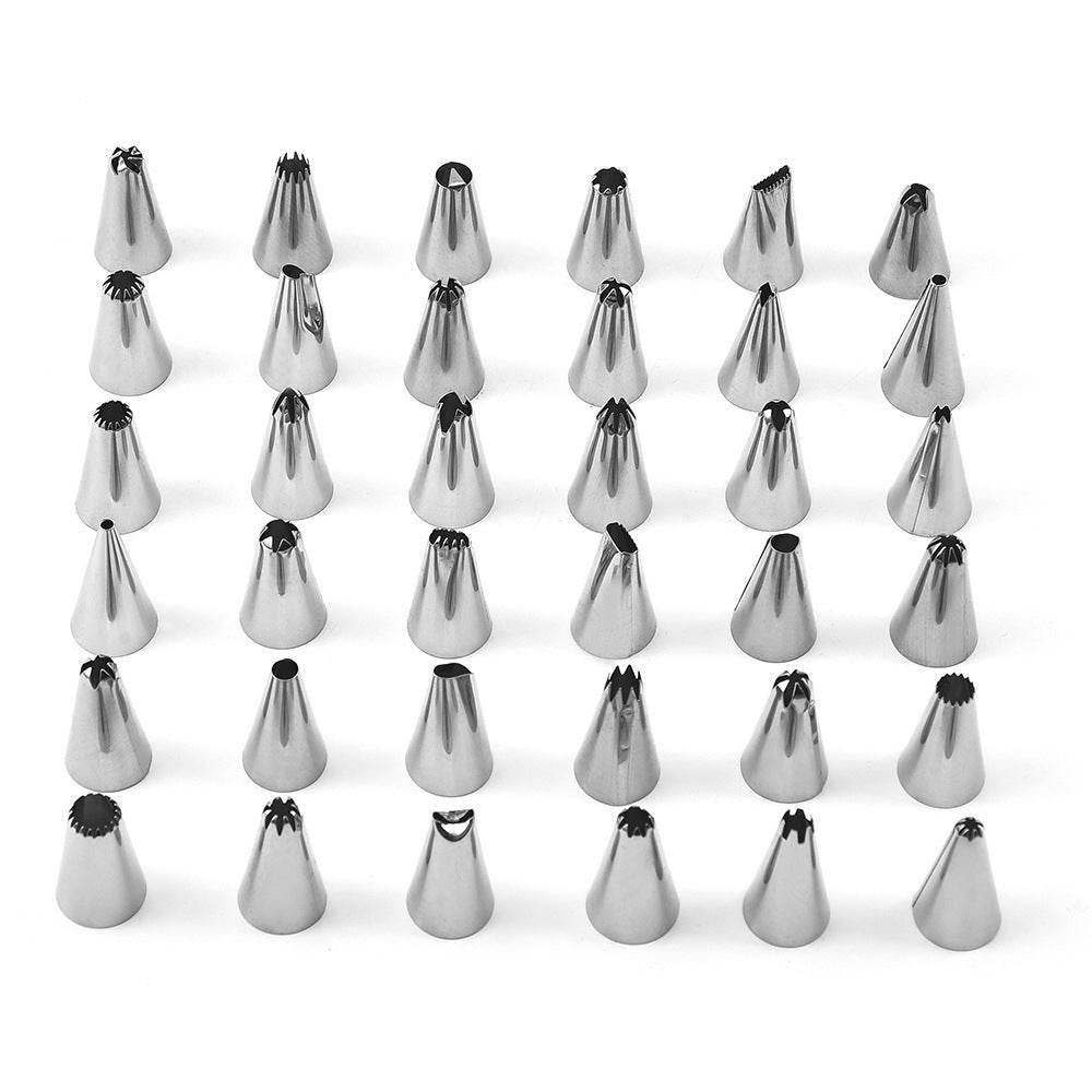 Stainless Steel Piping Tip Set 66 Pieces - Shop Jobie