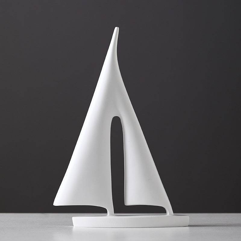 Striking Black & White Sailboat - Shop Jobie