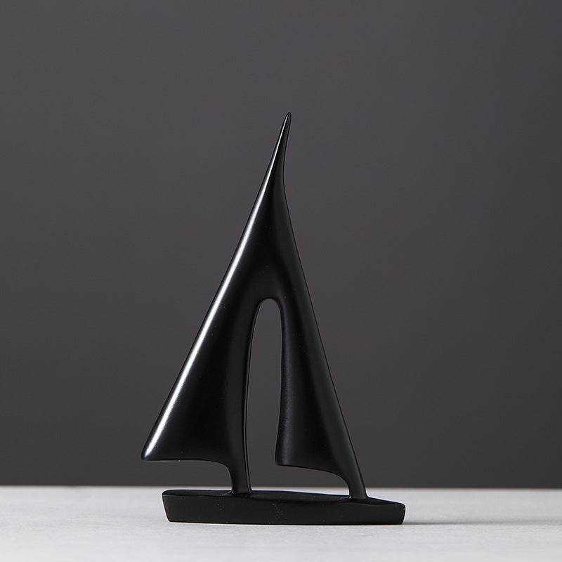 Striking Black & White Sailboat - Shop Jobie
