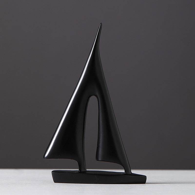 Striking Black & White Sailboat - Shop Jobie