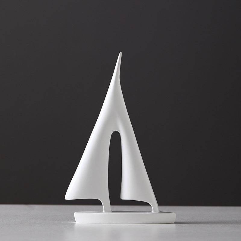 Striking Black & White Sailboat - Shop Jobie