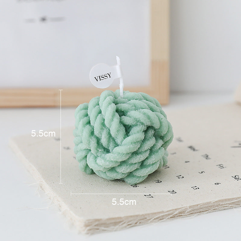 Aromatherapy Small Yarnball Candles