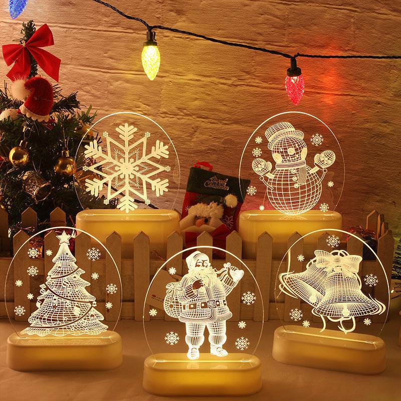 Christmas Acrylic Night Light - Shop Jobie