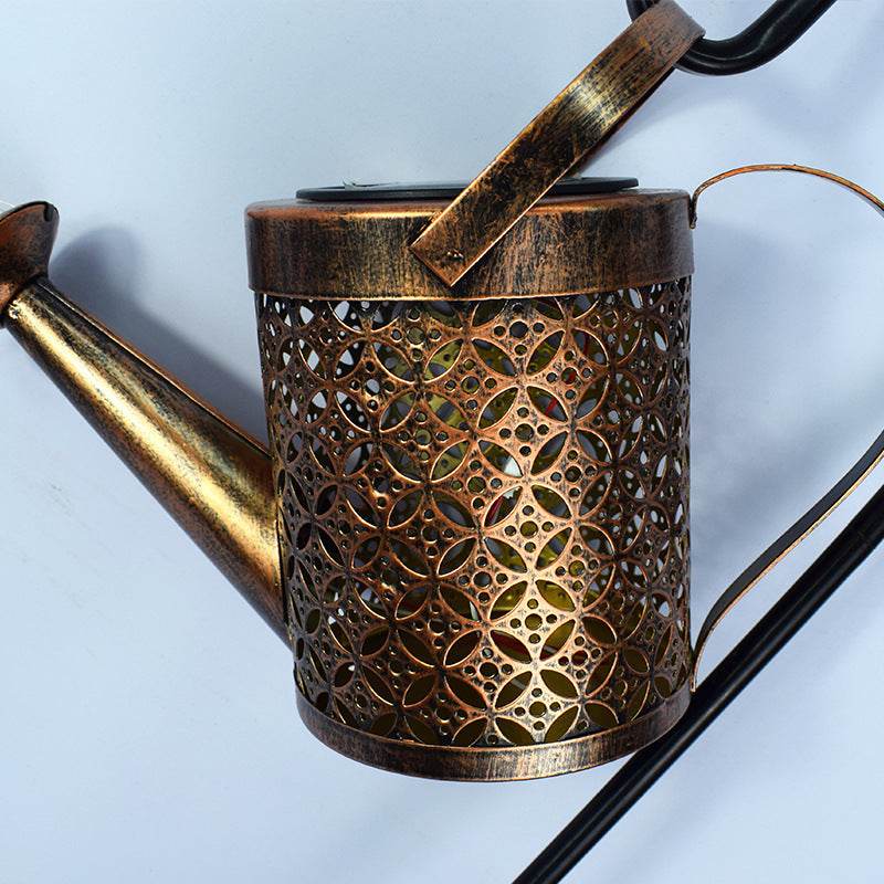 Wrought Iron Kettle Solar Light - Shop Jobie