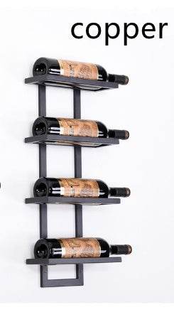 Modern Iron Wall-mounted Wine Holder - Shop Jobie