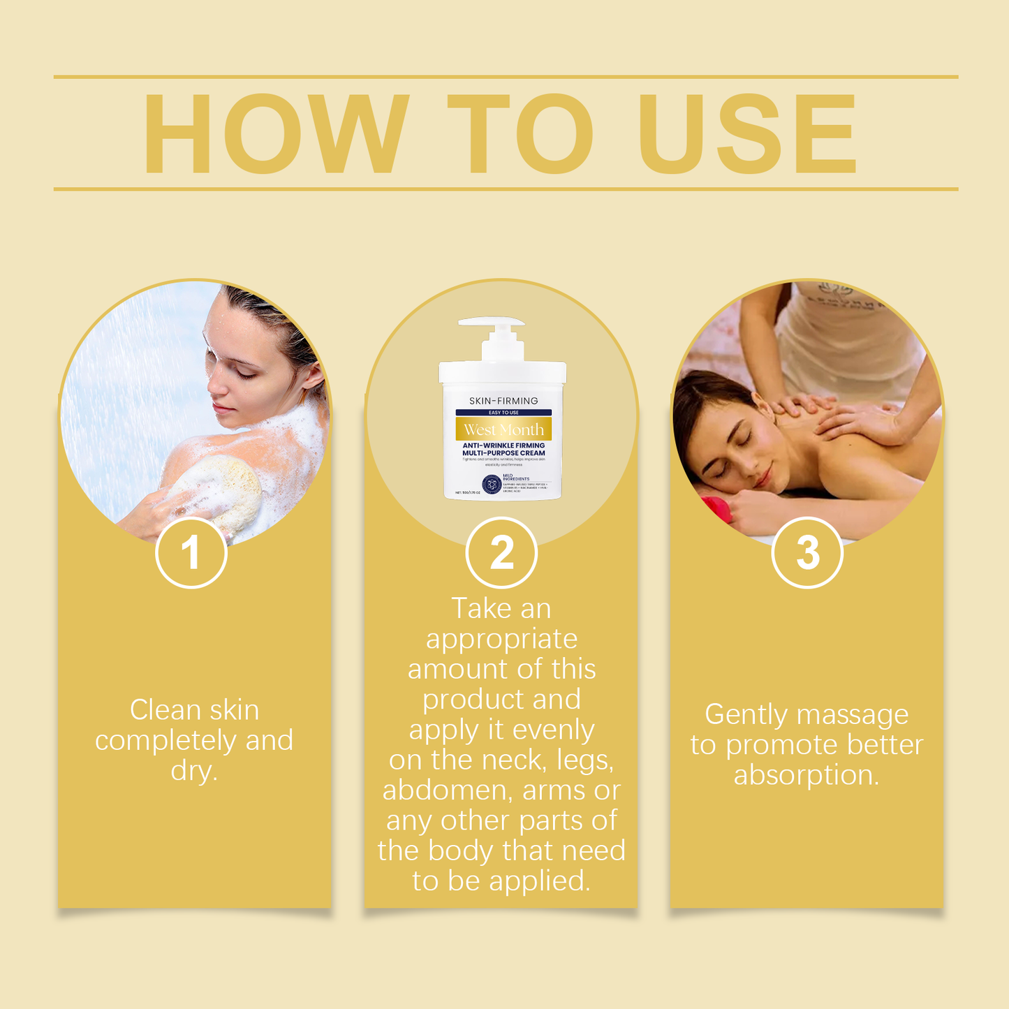 West Month Hyaluronic Infused Moisturizing & Firming Body Cream