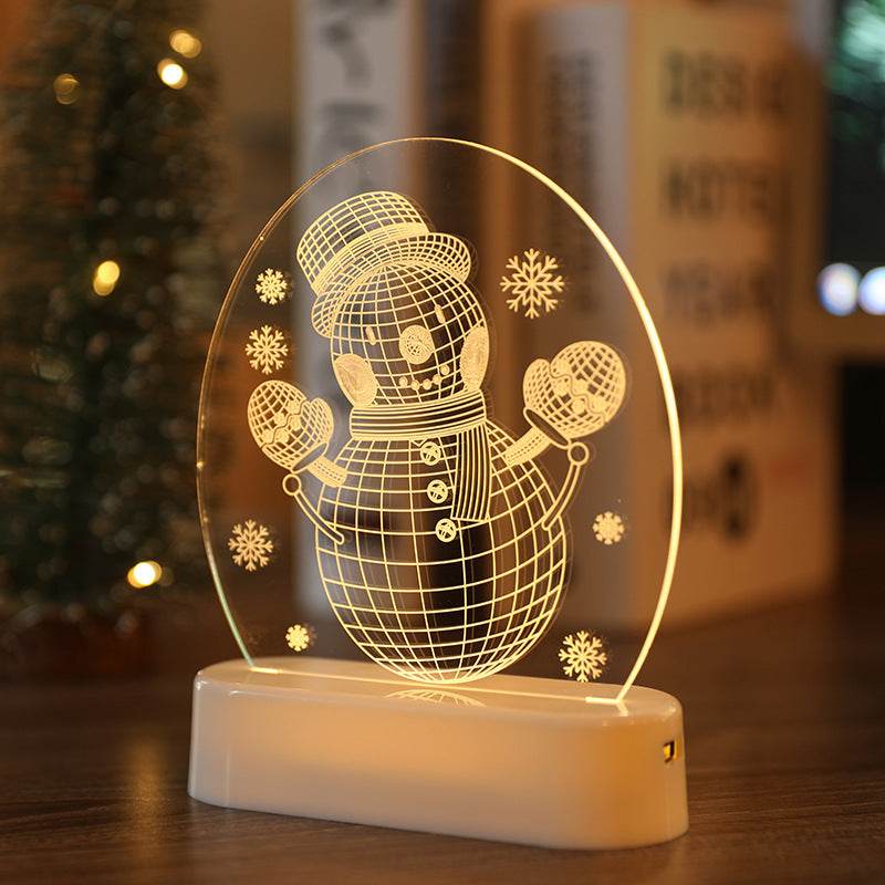 Christmas Acrylic Night Light - Shop Jobie