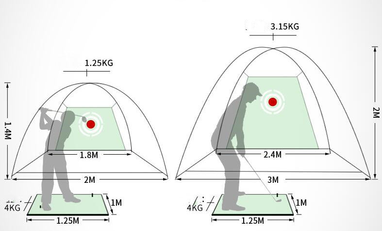 Indoor And Outdoor Golf Practice Net