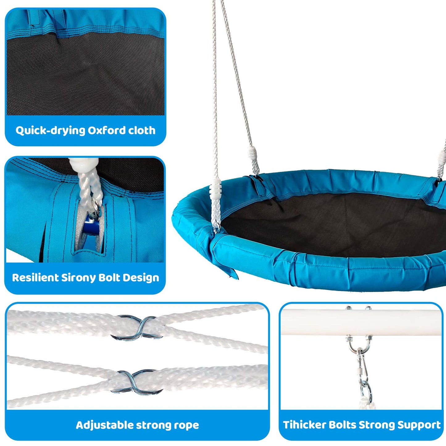 Metal Swing Stand With Saucer