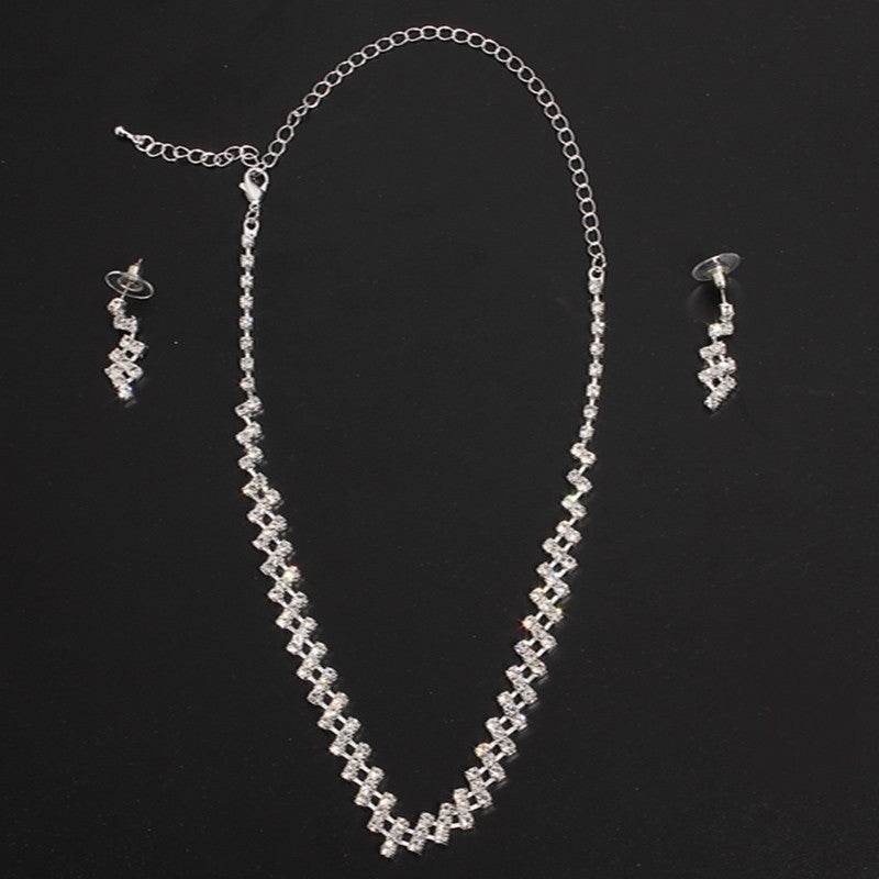 Rhinestone Chain Wedding Set - Shop Jobie