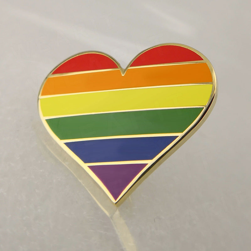 Metal Rainbow Pins