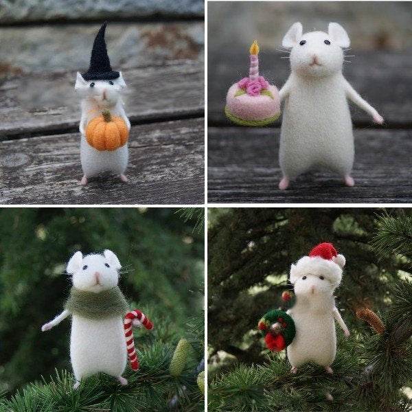 Holiday Felt Mouse - Shop Jobie
