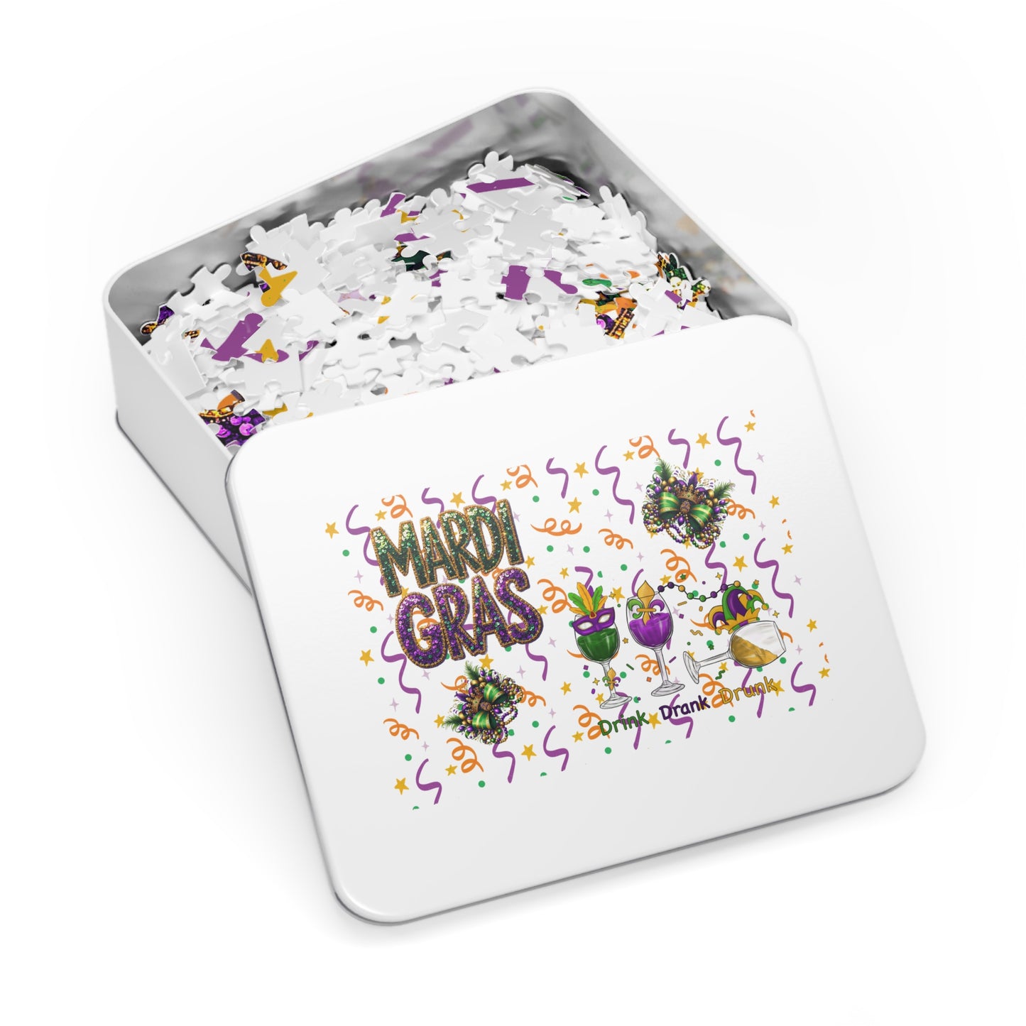 Mardi Gras Tin Puzzle