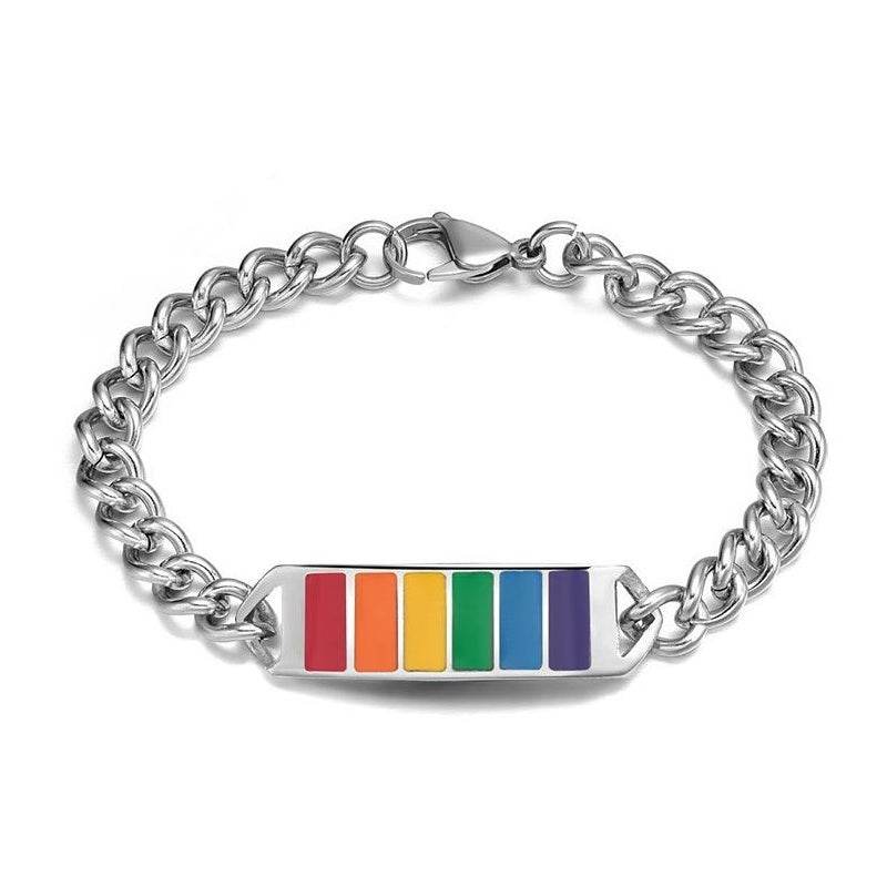 Rainbow Bracelet Titanium - Shop Jobie