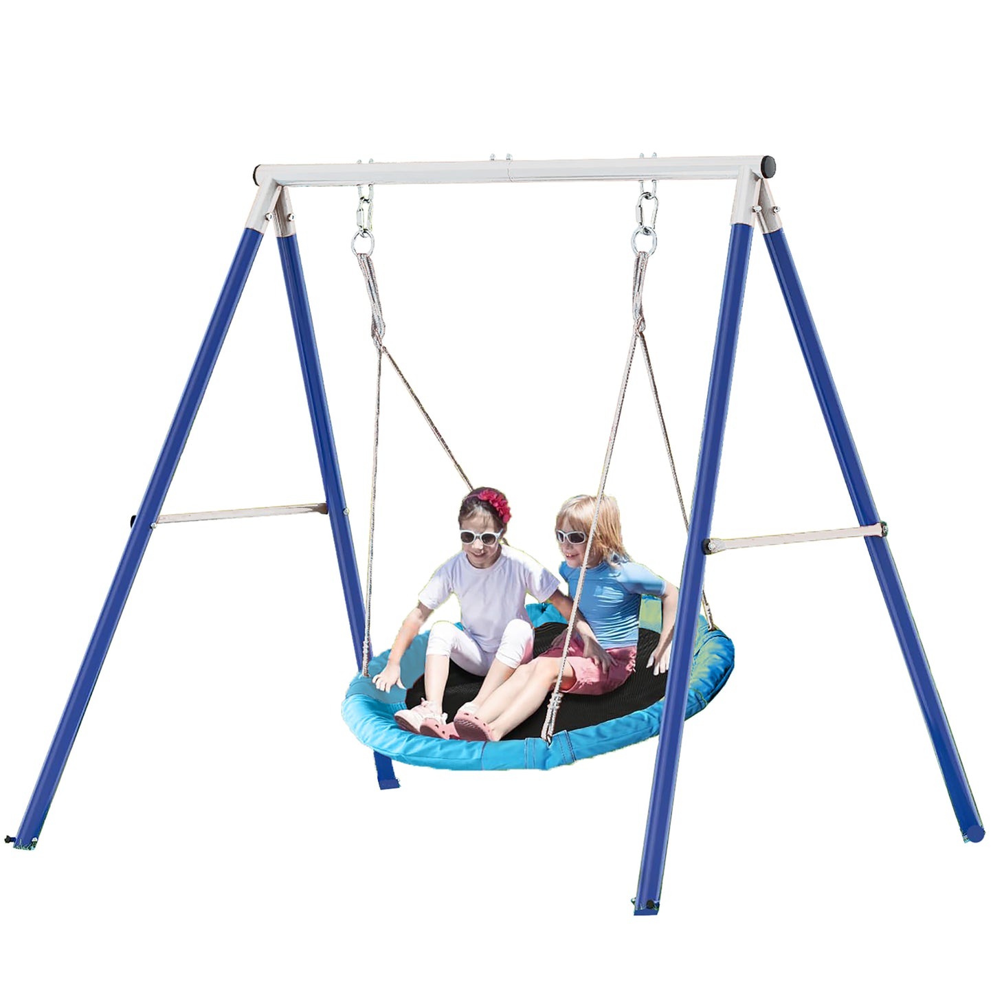 Metal Swing Stand With Saucer