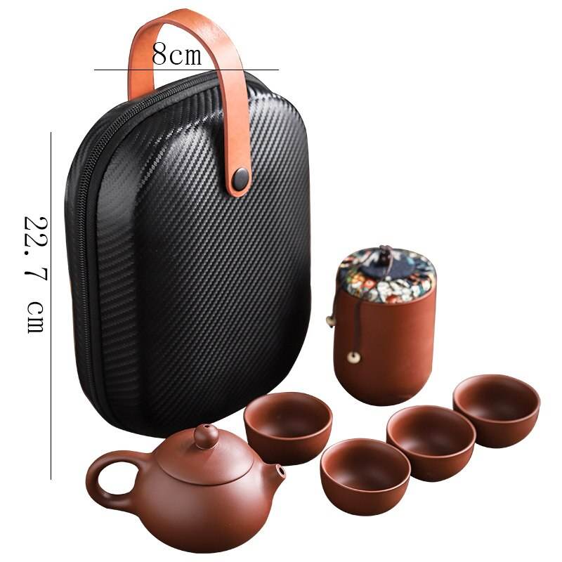 Purple Sand Ceramic Travel Teapot Set - Shop Jobie