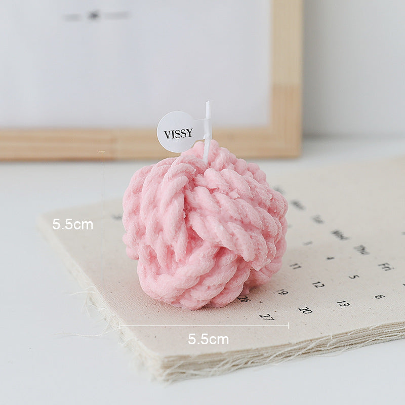 Aromatherapy Small Yarnball Candles