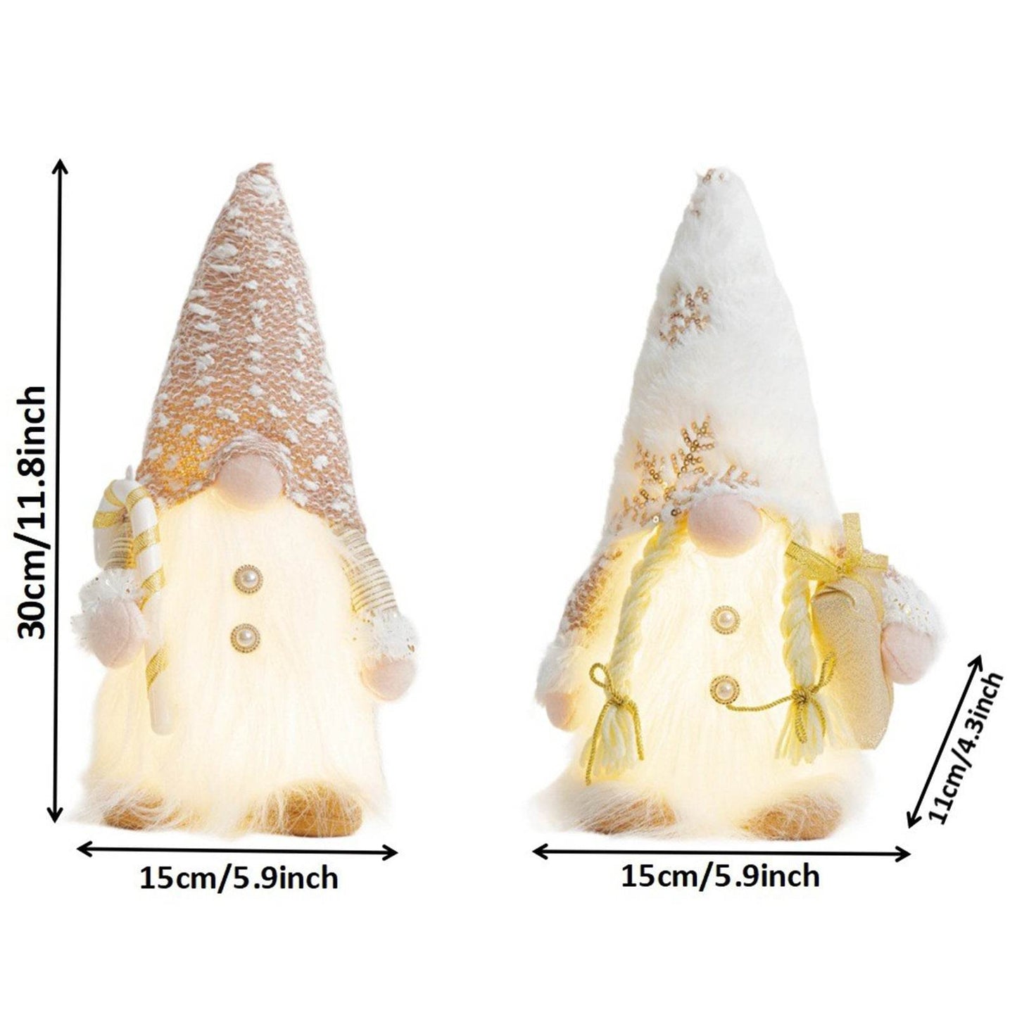 Playful Christmas Sequined Gnome Plush - Shop Jobie