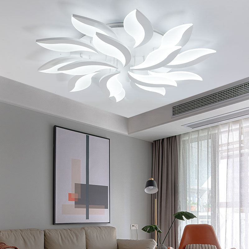 Acrylic Modern Simplicity "Eyebrow" Ceiling Light