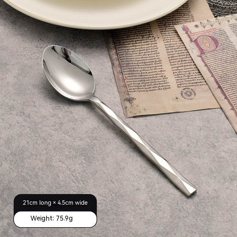 Nordic-inspired Square Handle Knife, Fork, and Spoon set - Shop Jobie