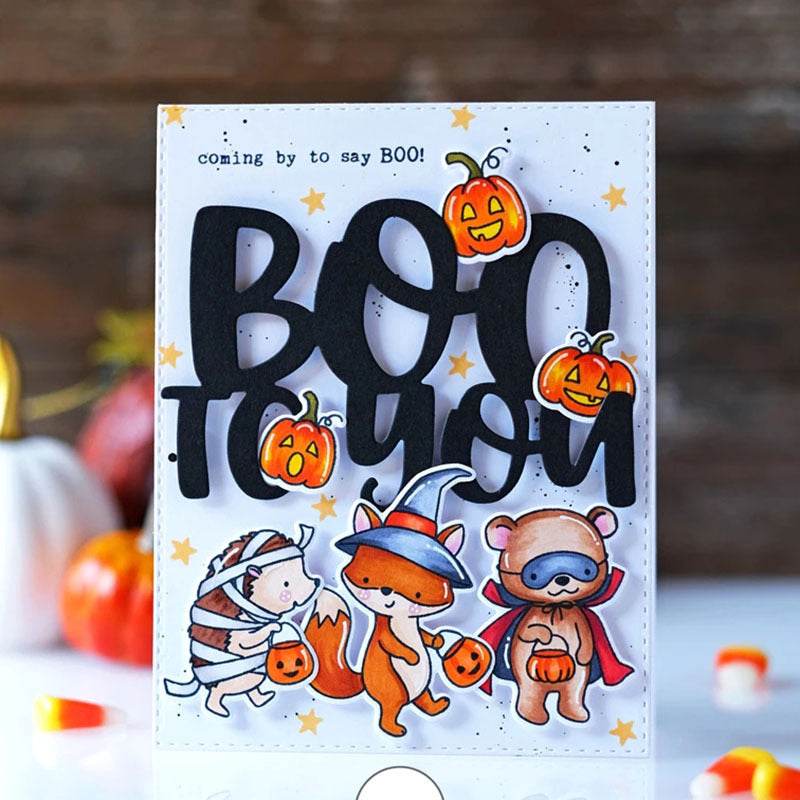DIY Scrapbook Die Cut - Boo To You Words - Shop Jobie