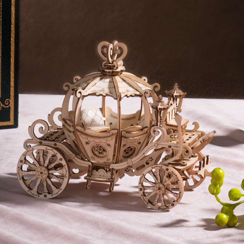 DIY Children's 3D Wooden Building Block Puzzle Toys