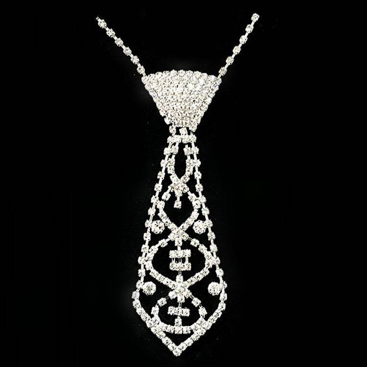 Rhinestone Tie - Shop Jobie