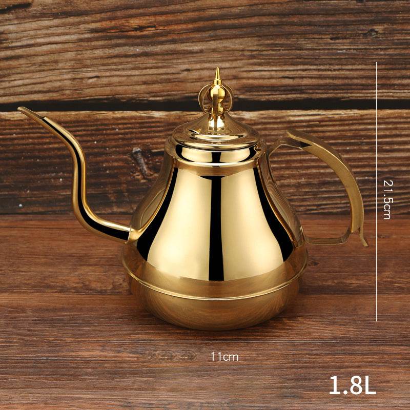 Stainless Steel Tea Pot with Tea Strainer - Shop Jobie