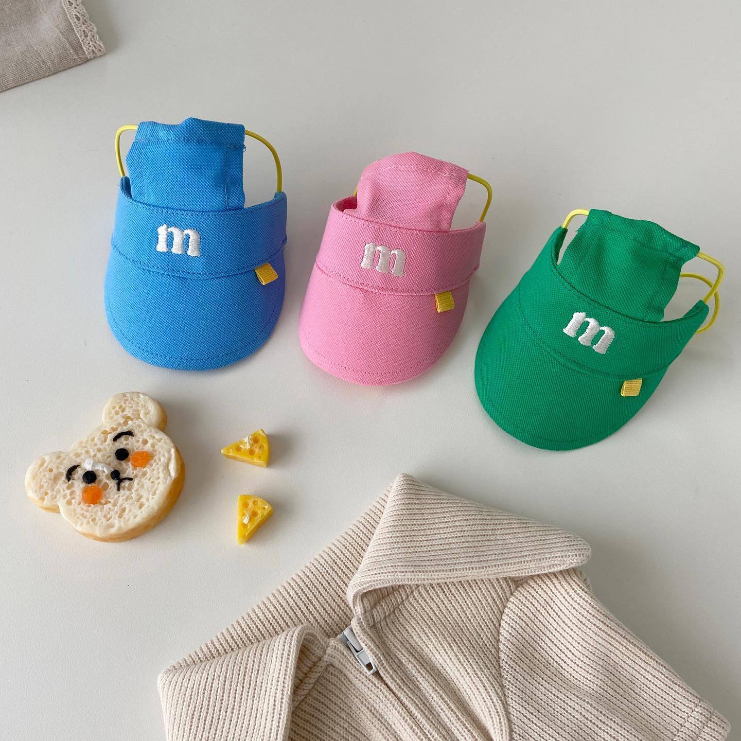 Embroidered "M" Sun Pet Hat