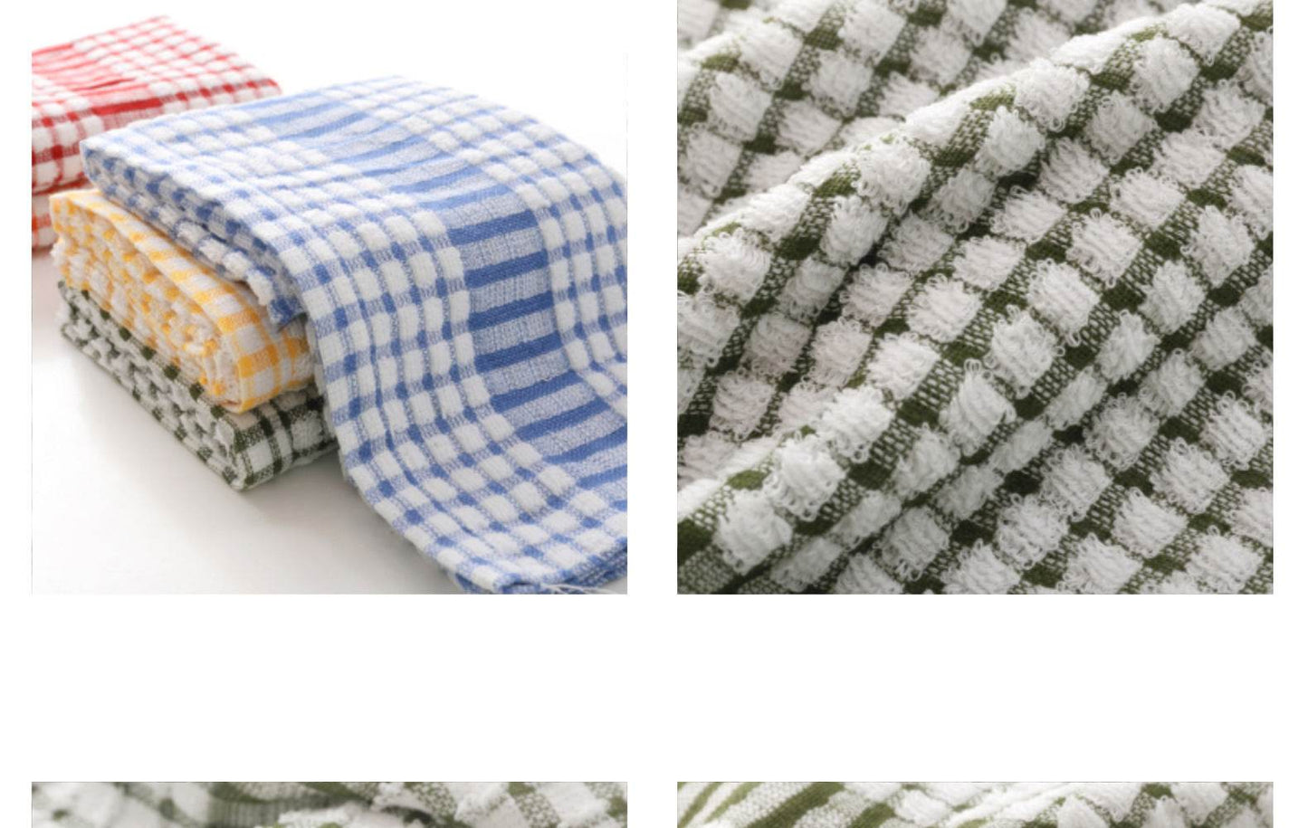 Cotton Plaid Kitchen Dish Towel - Shop Jobie
