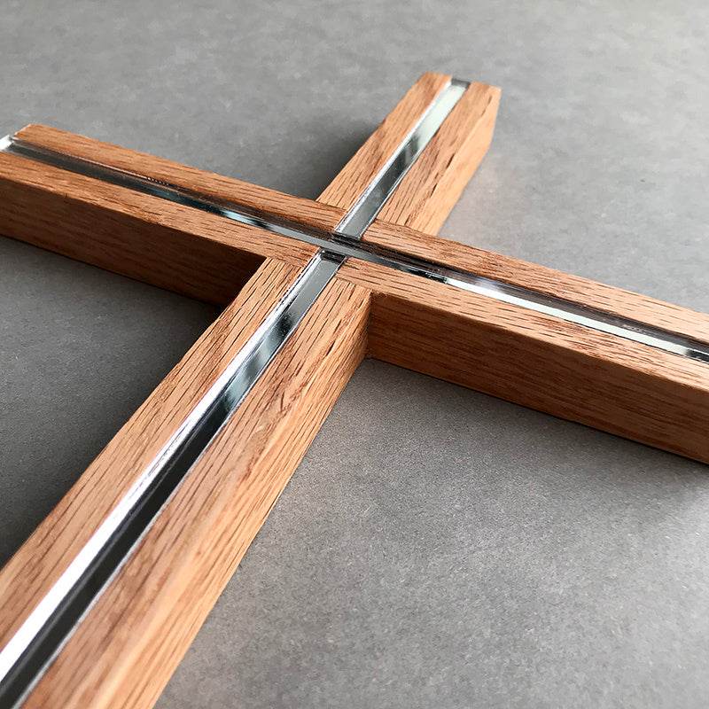 Oak Inlaid Cross - Shop Jobie