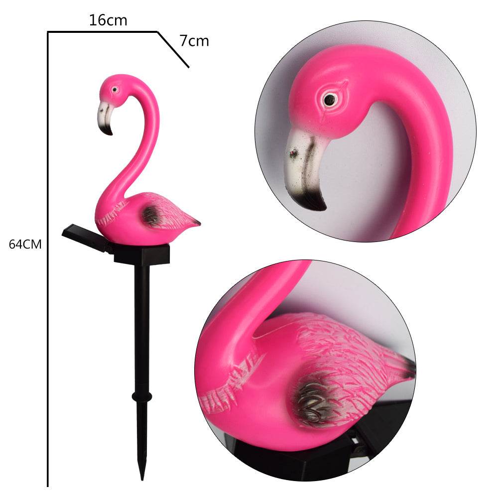 LED Solar Landscape Flamingo Lights - Shop Jobie