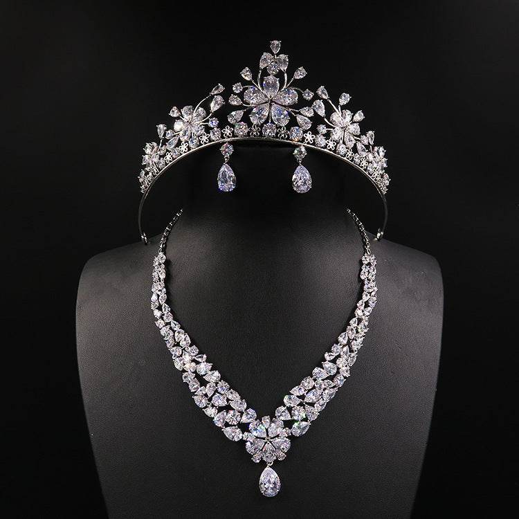 Bride Tiara Necklace set