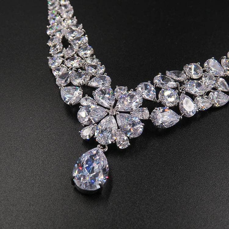 Bride Tiara Necklace set