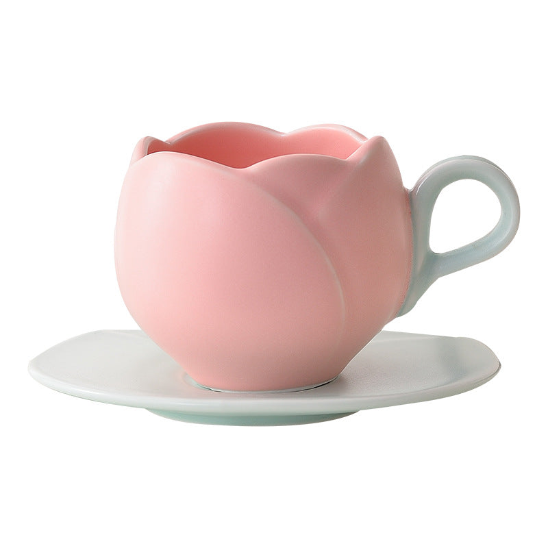 Vintage Tulip Coffee Cup