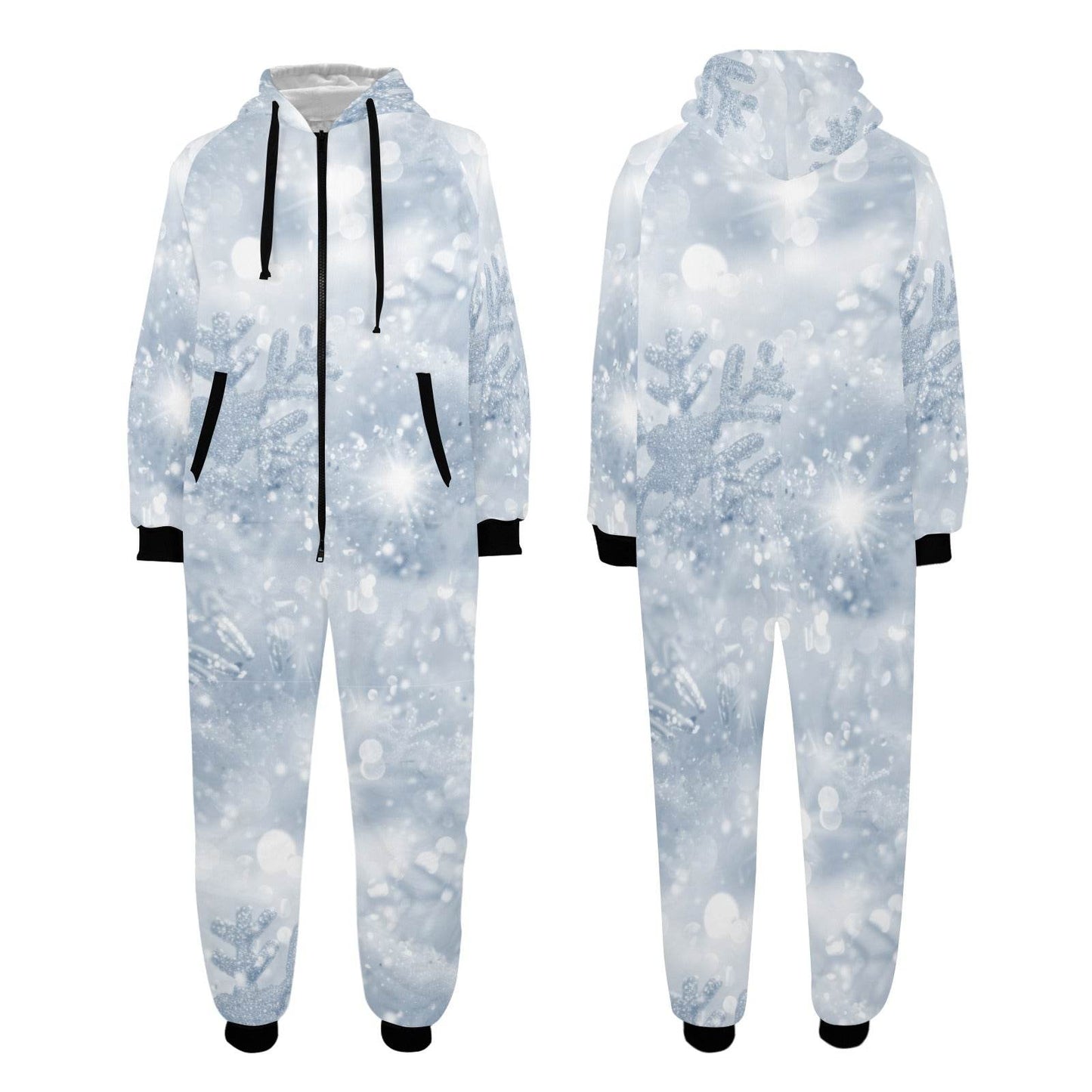 Unisex Cozie Hug Onesie - Snowflakes - Shop Jobie