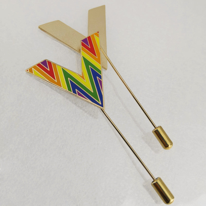 Metal Rainbow Pins