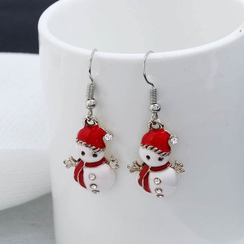 Christmas Snowman Earrings - Shop Jobie