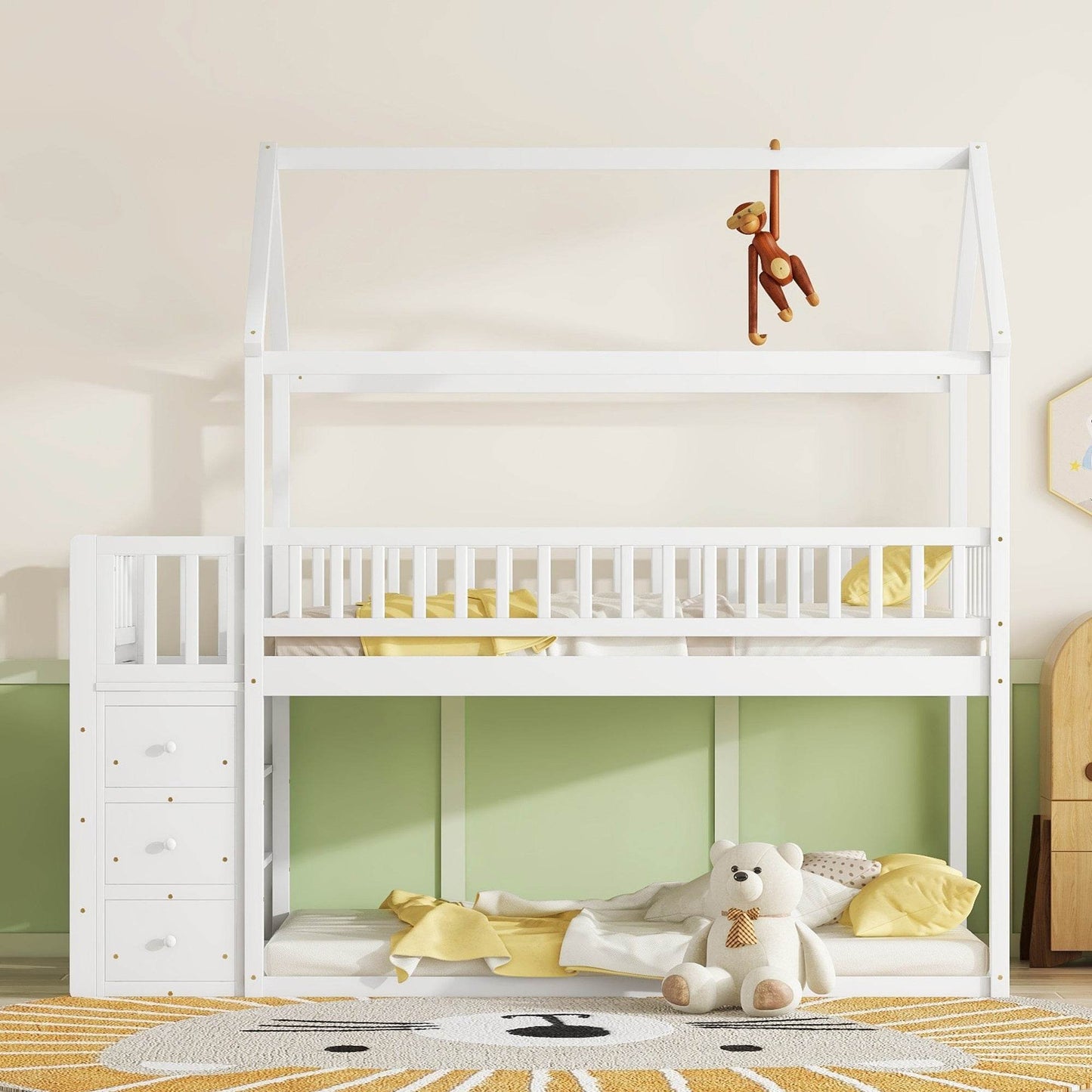 Twin House Bunk Bed - Shop Jobie