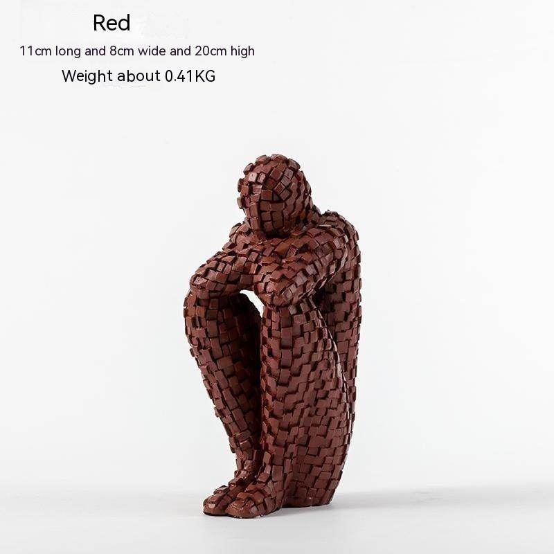 Nordic Style Thinker Art Abstract Figure - Shop Jobie