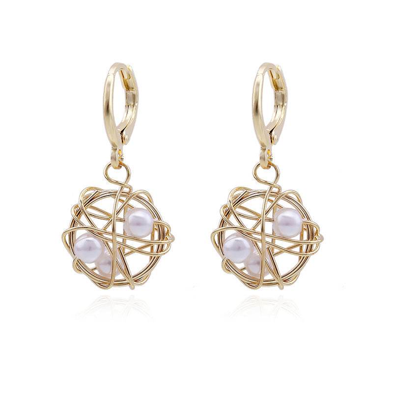 Light Luxury Ocean Series Pearl Earrings - Shop Jobie
