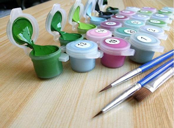 Framed Oil Painting By Numbers - Shop Jobie